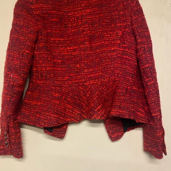 Zara Bead Embellished Peplum Jacket - Picture 8 of 12